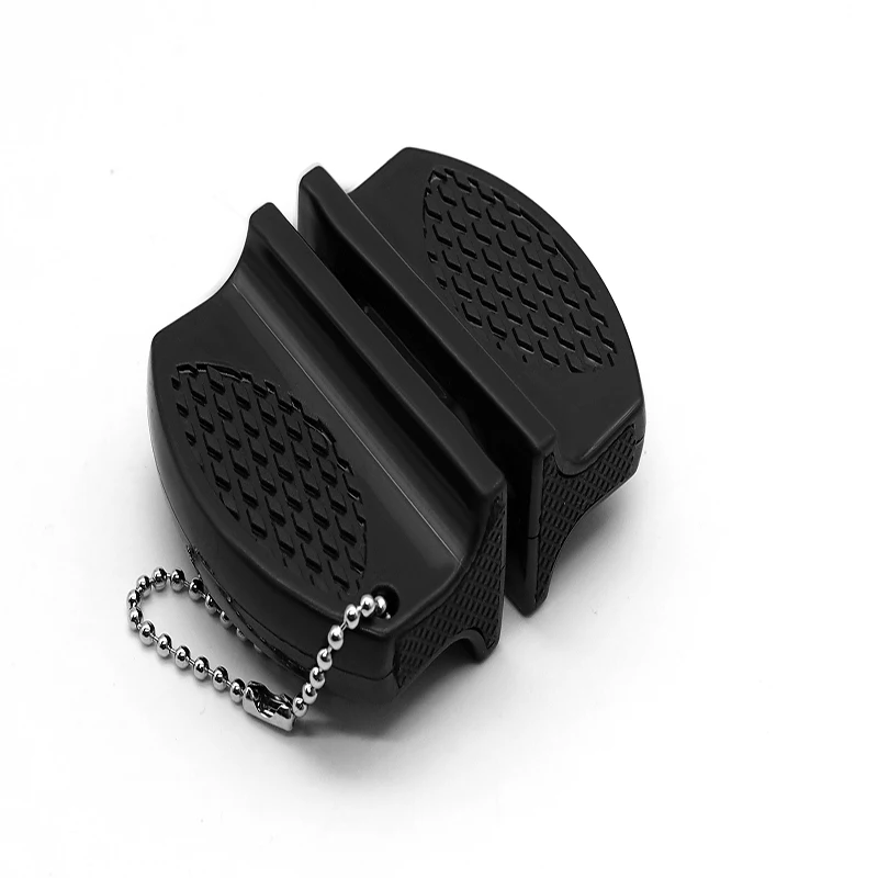 Mini portable kitchen knives tools creative accessories butterfly type two-level camping small knife sharpener light | Дом и сад