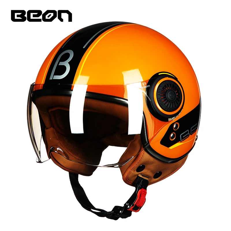 Бесплатная доставка BEON B110B с открытым лицом 3/4 мотоциклетный шлем Casco Capacete