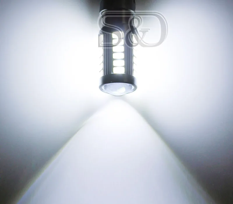 2 шт. P21W LED 1156 BA15S светодиодные лампы 5630 чипов Автомобильные задние фонари авто