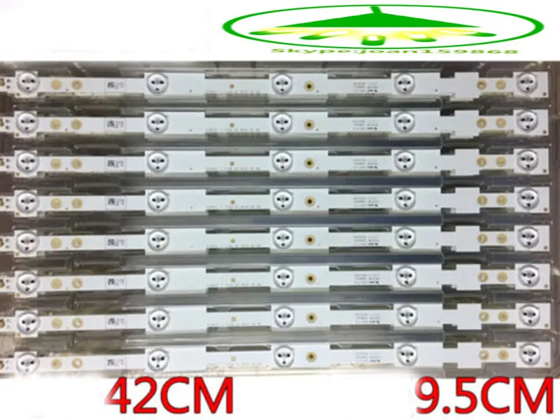 9pcs x 42inch TV Backlight LED strips for LED42K20JD LED42EC260JD SVH420A72 42K30JD LED42EC290N SVH420A72-REV3 | Лампы и освещение - Фото №1