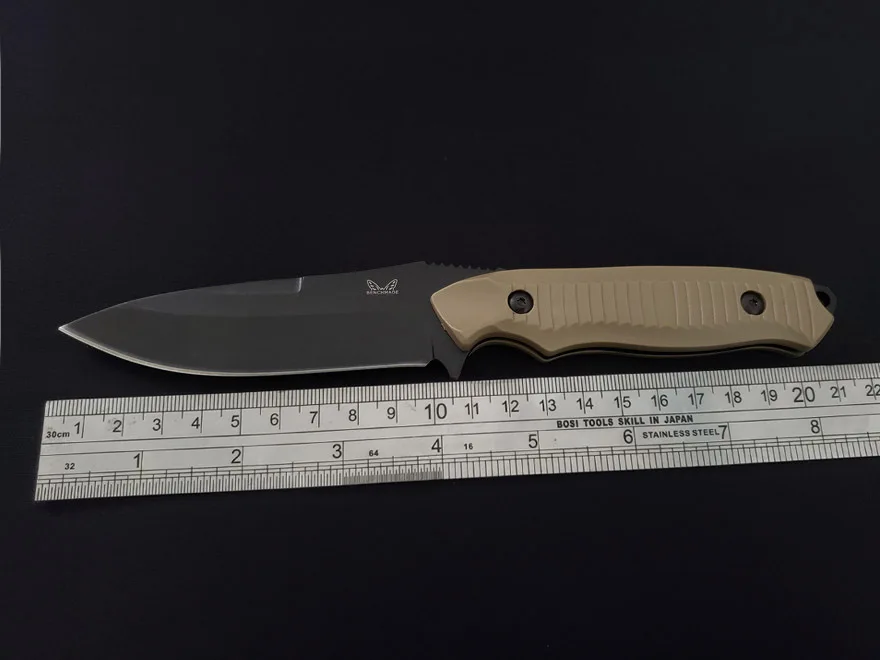 Тактические карманные ножи Gryan Store, 154 см, лезвие, ABS ручка, для охоты, кемпинга, выживания, нож с фиксированным лезвием, инструменты для повседневного использования