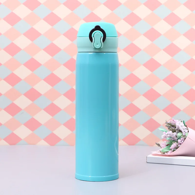 Creative New Stainless Steel Thermos Cup Outdoor Portable Bounce Simple Gift |