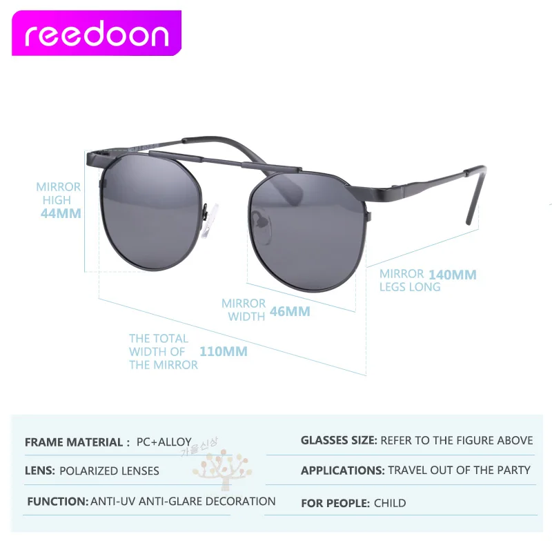 Популярные брендовые дизайнерские детские очки REEDOON Cateye UV400 высококачественные