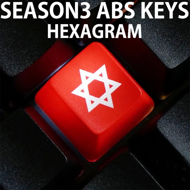 1 шт. ESC R4 ABS подсветка Keycap Matel Hearthstone игра механическая клавиатура Keycap для механических клавиатуры - Цвет: ABS-Red-ESC-R4