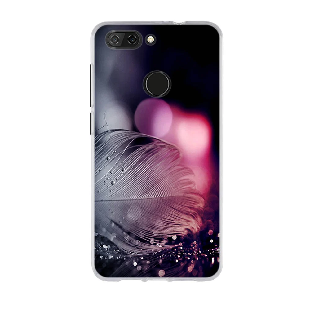 Роскошный чехол для ZTE Blade V9 мягкий силиконовый из ТПУ телефона оболочка чехлы