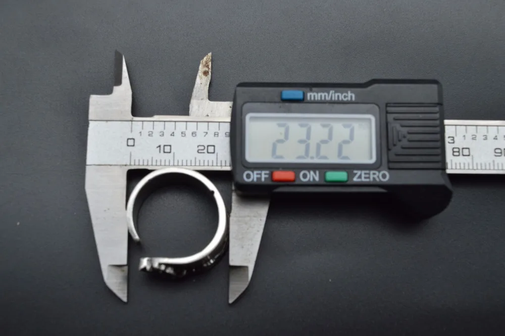 1 шт. ручная работа винтажное серебряное фотокольцо регулируемая фотография |