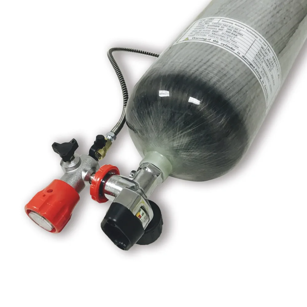 AC109201 Acecare hpa 4500psi бак 9L CE кислородный баллон Пейнтбольный Воздушный пистолет co2 с