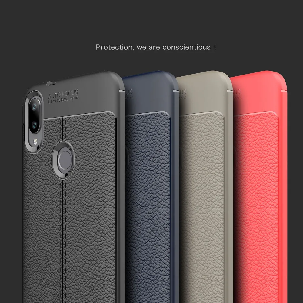 Чехол для Xiaomi Mi Play из мягкого силикона с ударопрочной кожей TPU для Xiomi Coque