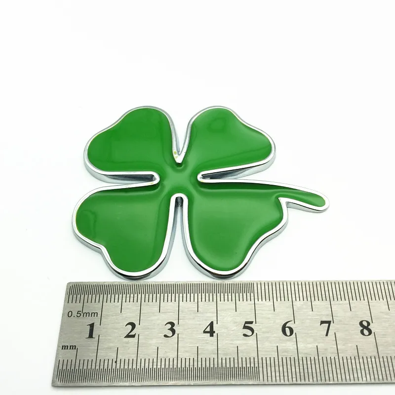 3D Four Leaf Clover Metal Badge Emblem Sticker Motorcycle Car Stickers DIY Decoration for Alfa Romeo Giulia Stelvio | Автомобили и