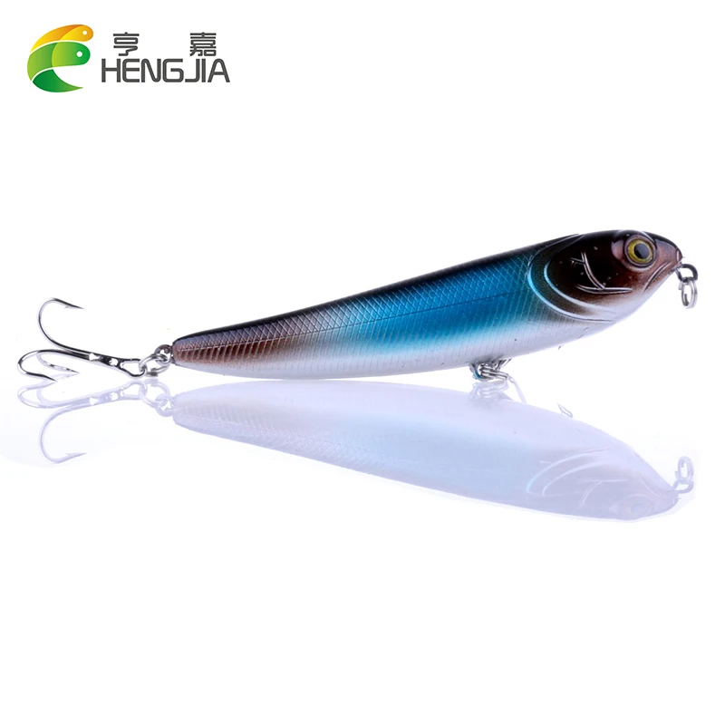 4pcs Fishing Pencil Lure Topwater Dogs Hard Lures Baits 10cm/16.3g Plastic Wobbler Artificial Bait Tackle | Спорт и развлечения
