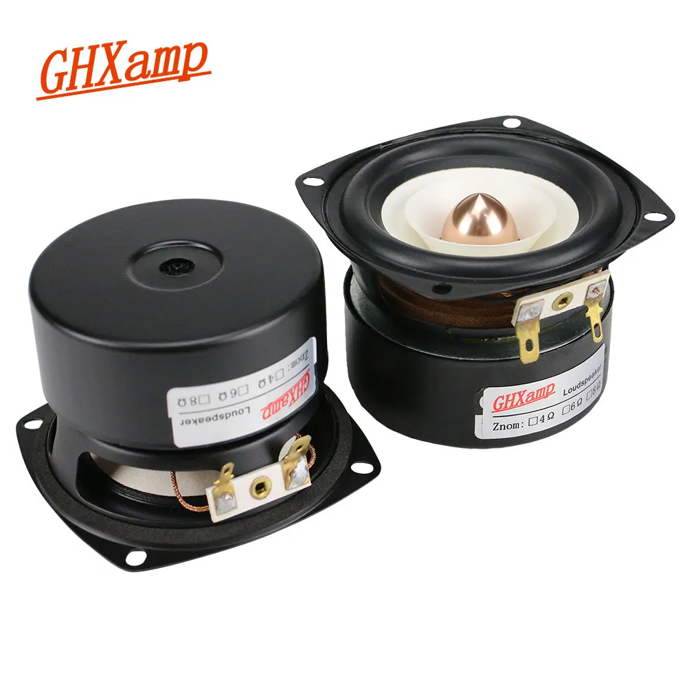 GHXAMP 3 дюймовый Полнодиапазонный динамик 4 Ом 15 Вт Hifi глубокий бас Средний громкий