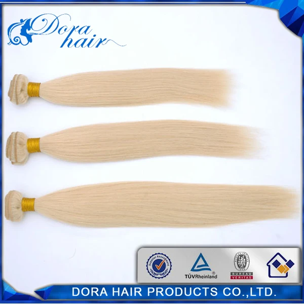 1 шт. 6А Цвет #613 Блондинка Малайзии Волос реми 613 прямые Волосы Ткет|weave hair glue|hair weave