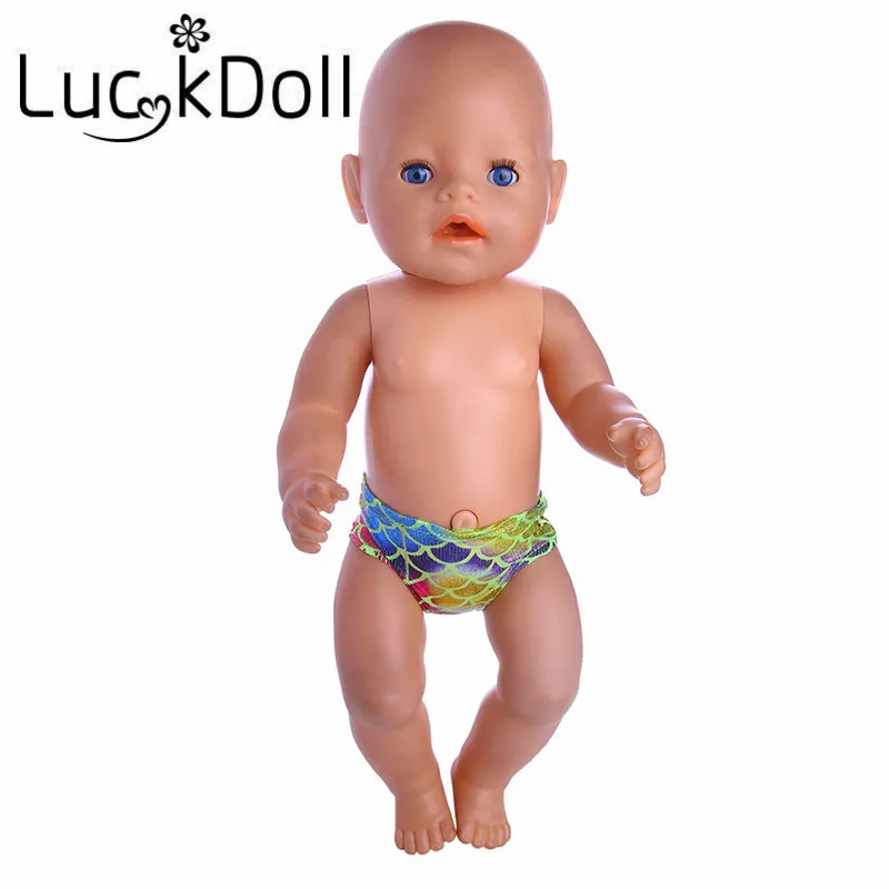 LUCKDOLL бюстгальтер русалка подходит для 18 дюймовых американских кукол 43 см