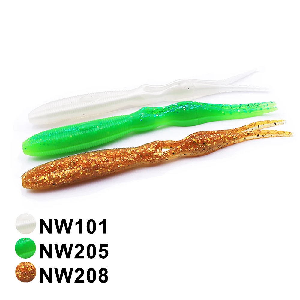 2017 soft lure set fishing bait 14cm 11.6g BW301 3 bags in one cheap rubber for bass pike perch | Спорт и развлечения
