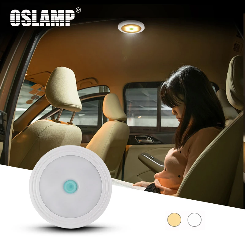 Oslamp мини клей светодио дный светодиодный свет для чтения портативный