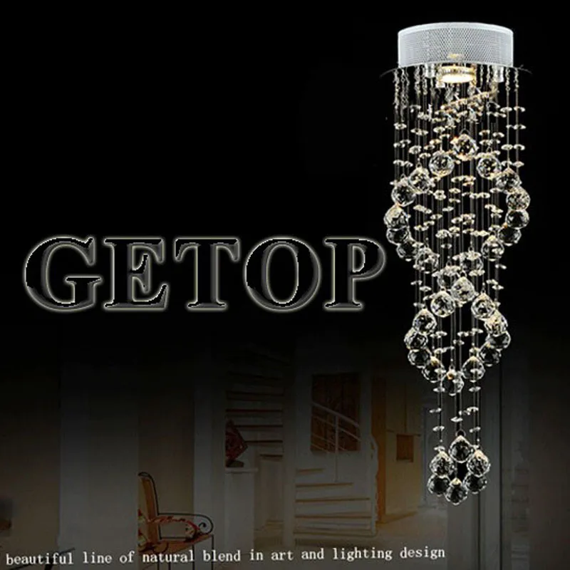 Лучшая цена Современная креативная светодиодная хрустальная лампа ZYY K9