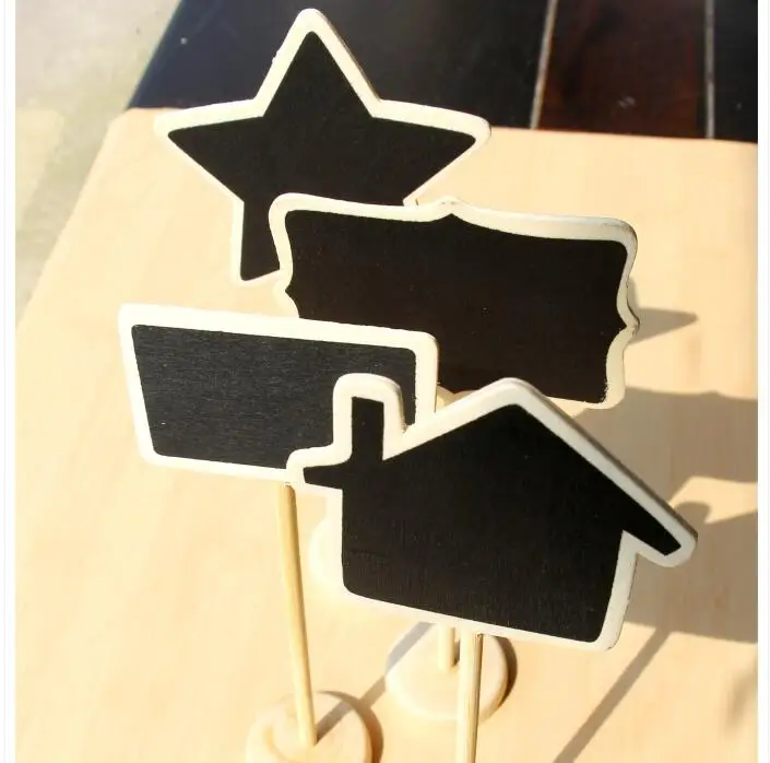 Винтажная деревянная мини-доска 5 шт./лот доска держатель для карт настольный