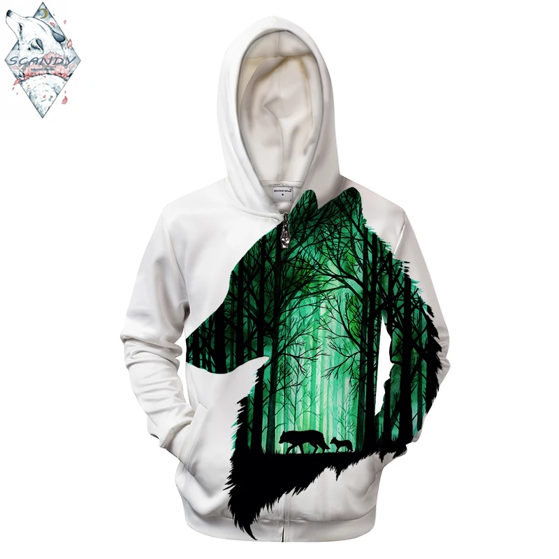 

First Hurt By ScandyGirl Art 3D Print Sweatshirt Zipper Hoody Wolf Men Brand Hoodies Casual Pullover Tracksuit DropShip