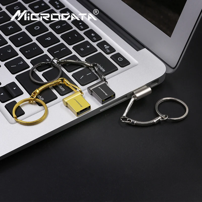 Флеш-накопитель usb Супер Мини крошечный! Флэш-накопитель 64 ГБ 16 32 металлический