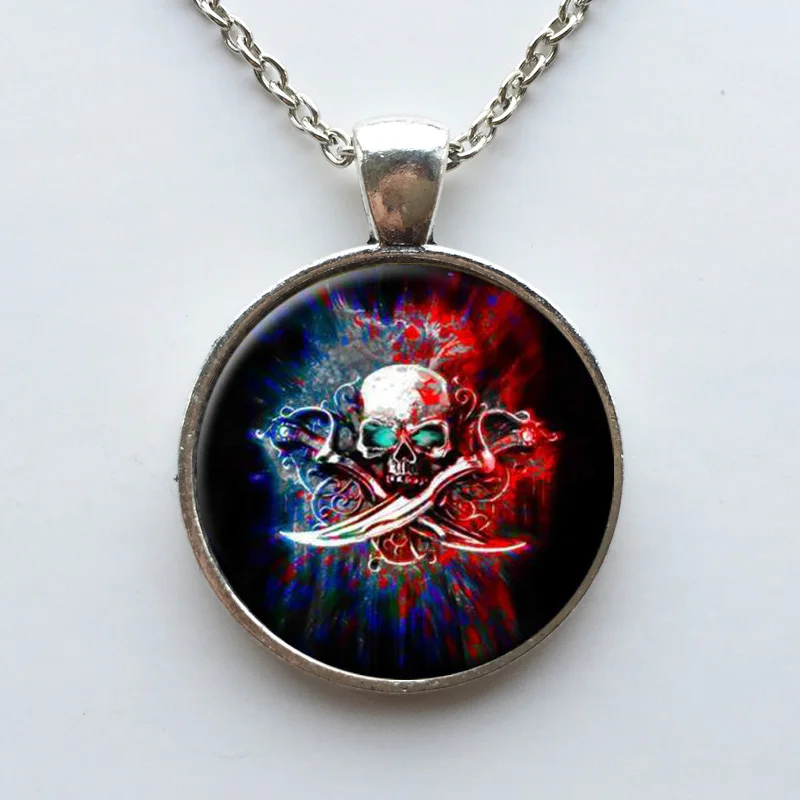 Sugar skull стеклянный купольный кабошон с крестом розой блокировкой вырезанным
