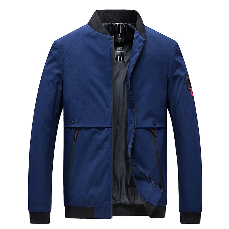 

2020 Woodvoice Brand Mens Jackets Outerwear Coat Man New Stylish Bomber Jacket Male Stand Collar Solid Slim Jaqueta Masculina