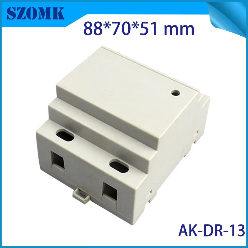 Пластиковый корпус проекционный распределительная коробка на din-рейку (1 шт.) 88*70*51