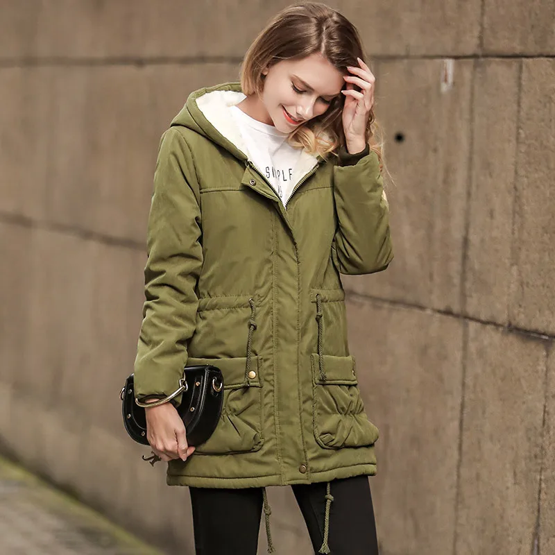 Winter Long Coat Women Clothes 2018 Ladies Hooded Thicken Warm Casaco Feminino Cashmere Parkas Mujer Jacket Manteau Femme Hiver | Женская