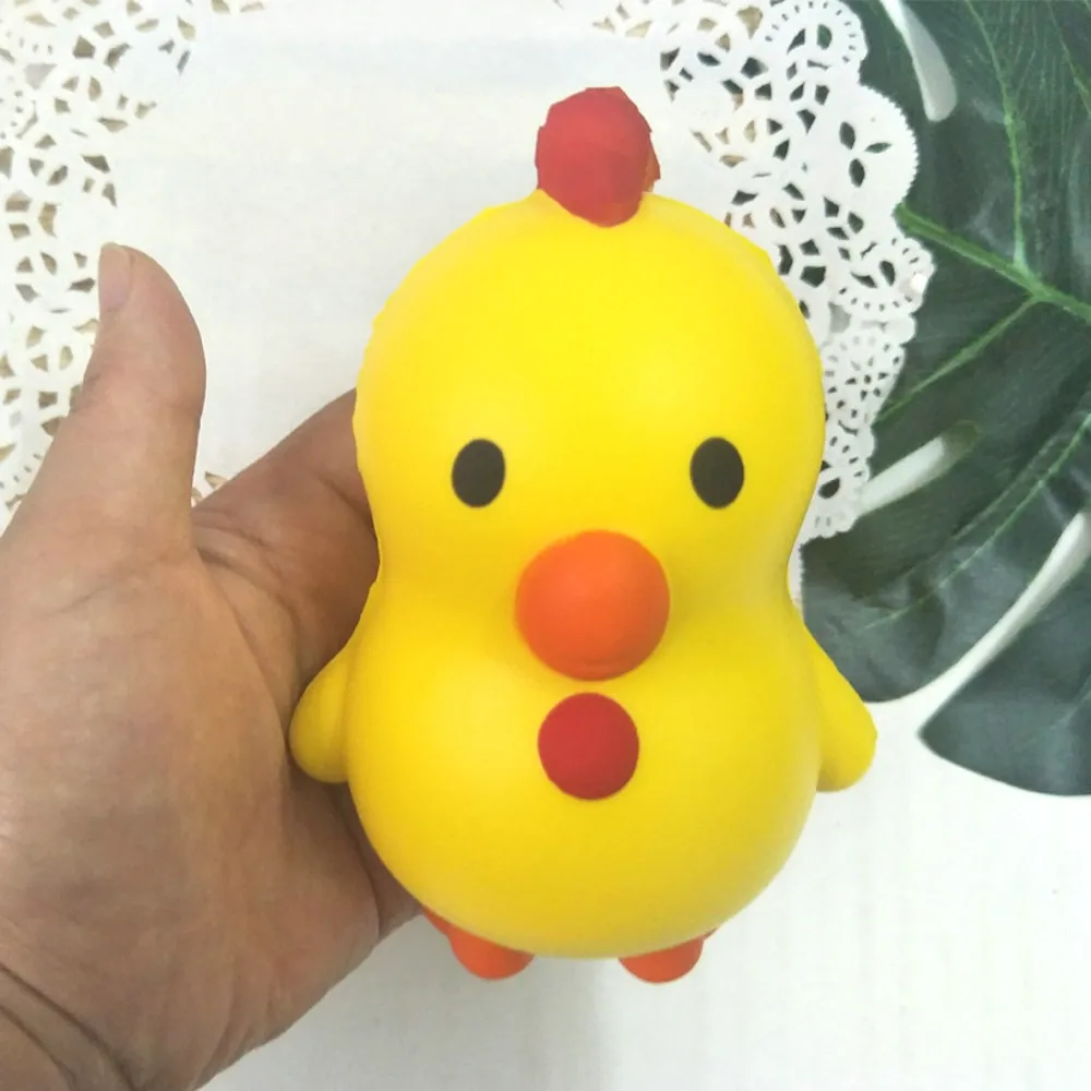 

Squishies Adorable Chicken Slow Rising Cream Squeeze Scented Stress Relief Toys Antistress Visqueux Squishi Toys For child 6.17
