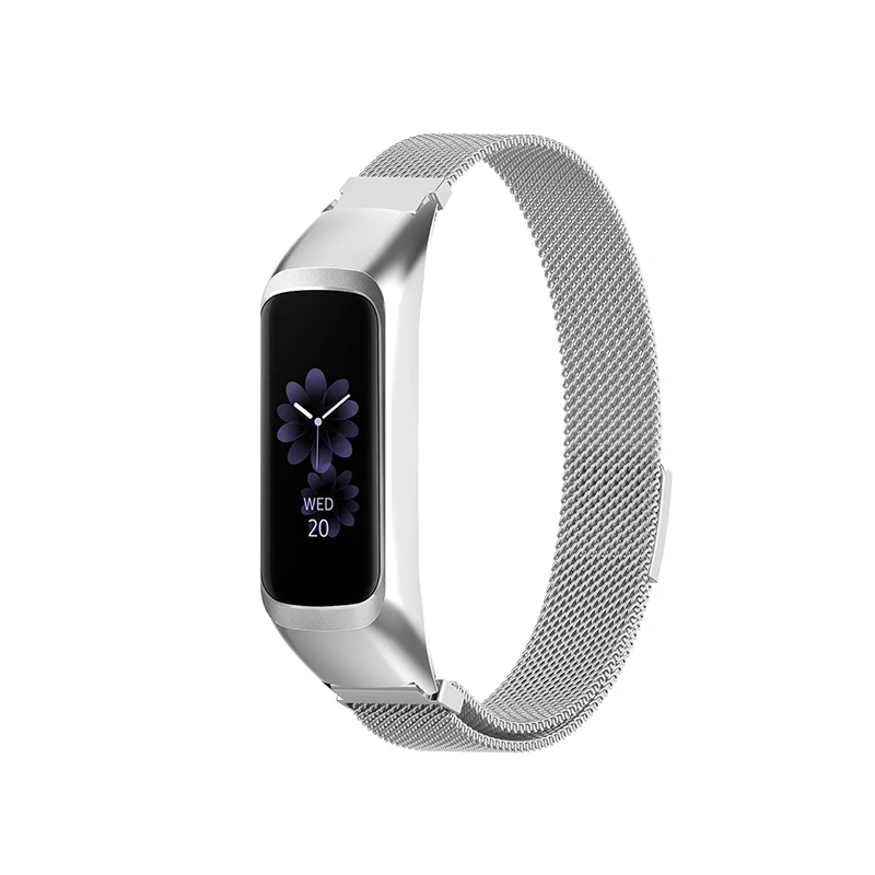 Smart Stainless Steel Bracelet Watch Strap For Samsung Galaxy fit e/SM-R375 Milanese Stainless Steel Wrist Strap Wristband
