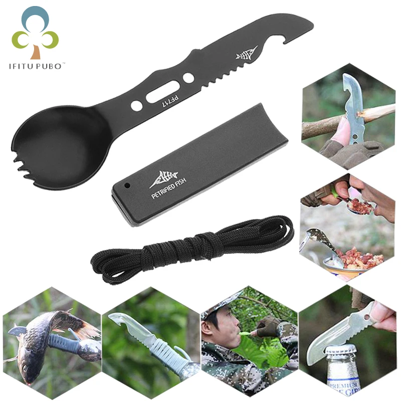 Универсальный для использования вне помещения и в походе столовые приборы вилка