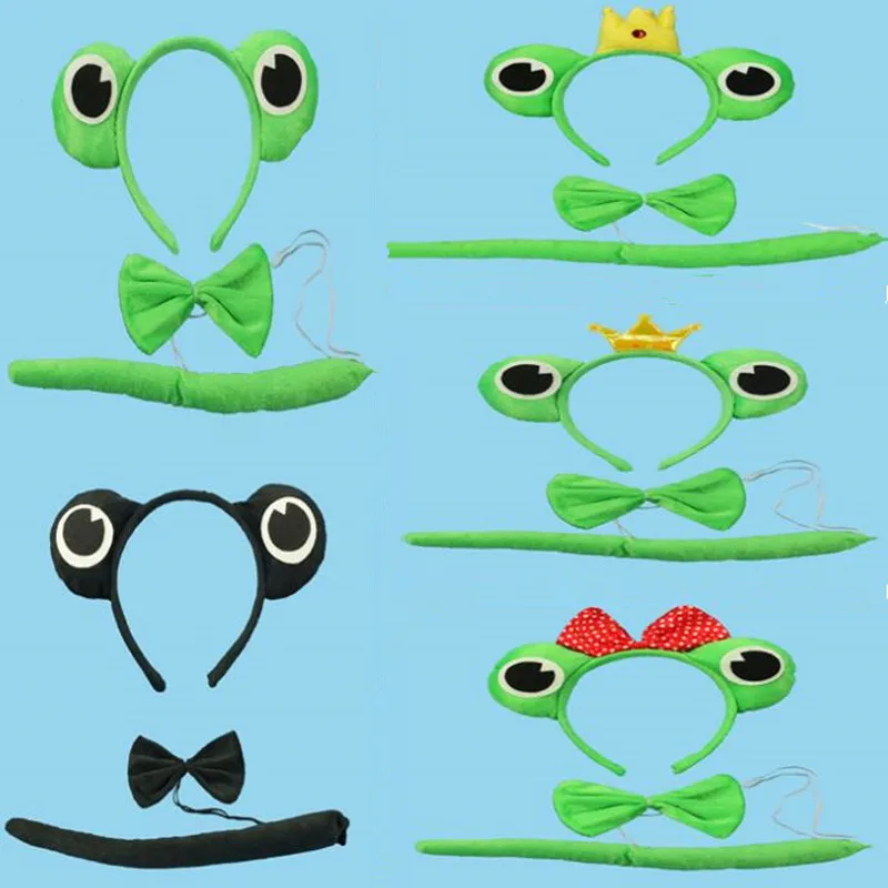 Дети мальчик мужчины зеленая лягушка животное ухо оголовье галстук хвост волос