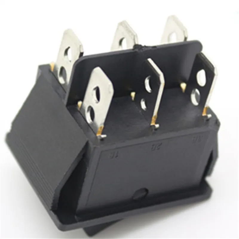 4 piecs KCD XW-604AB3 AC swicths 6 pin 3 позиция на off-on черный электрический перекидной