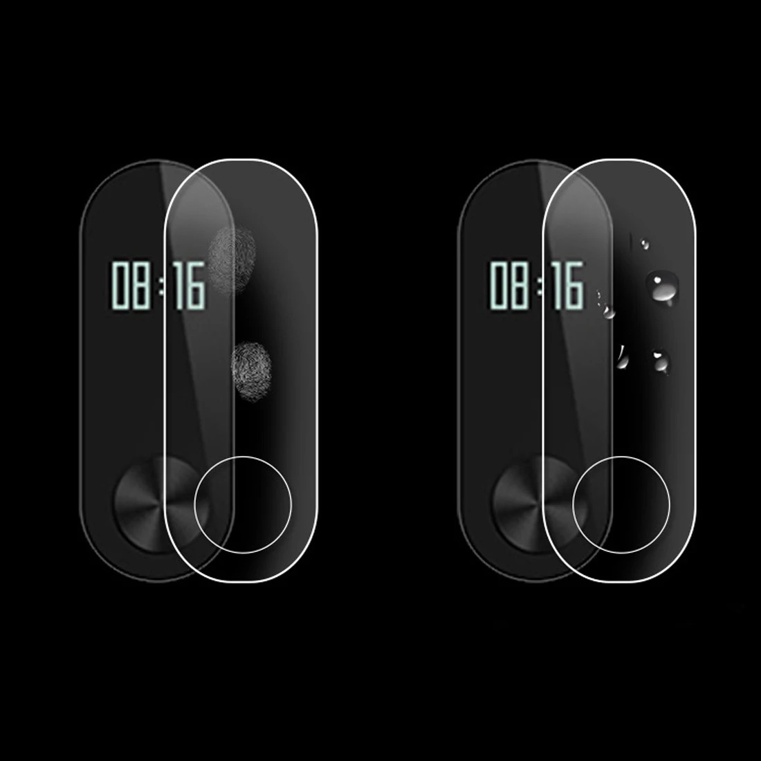 Centechia Useful For Xiaomi Mi Band 2 Band2 Screen Protector HD Ultra Thin Anti-scratch Protective Film Guard 2Pcs/Lot | Электроника