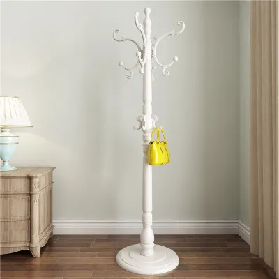 disk Луи моды твердой древесины Cloakstand пол для вешалки для спальни Европейский минималистский современный сборки Американский гостиная - Цвет: disk