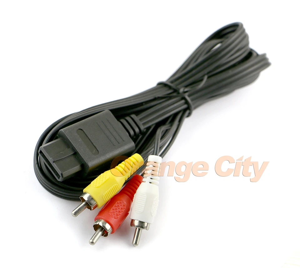 ChengChengDianWan 1 8 м 6 футов AV TV S Video Super для N 64 SNES NGC N64 кабеля|s-video|s-video cable |