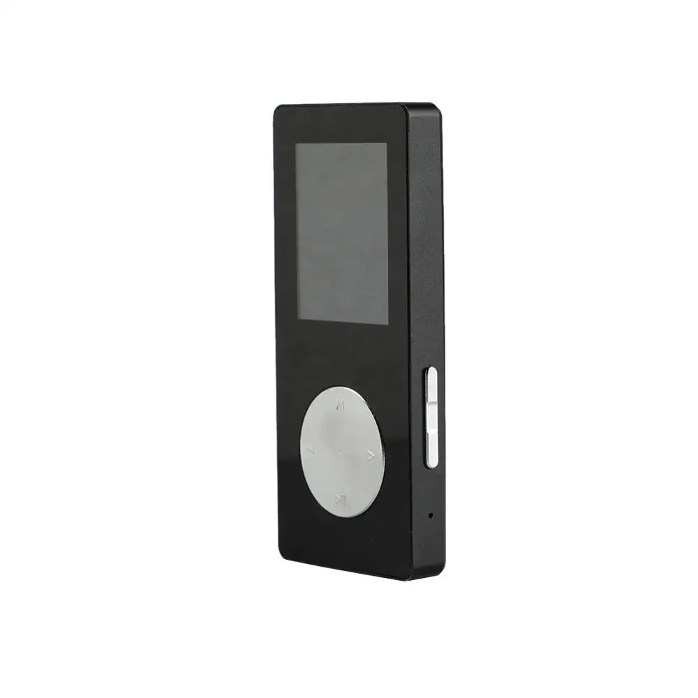 DOITOP BT MP3 MP4 плеер Hifi MP4 плеер полностью металлический спортивный мини Walkman с динамиком поддержка TFCard FM часы игровой рекордер - Цвет: Black