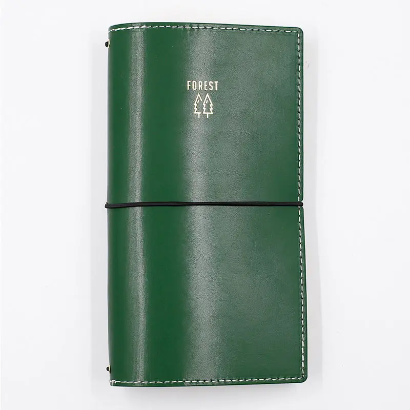 Новое поступление Yiwi 125X218 мм Стандартный дорожный блокнот лес Трев дневник перерабатываемый Материал чехол для планировщика