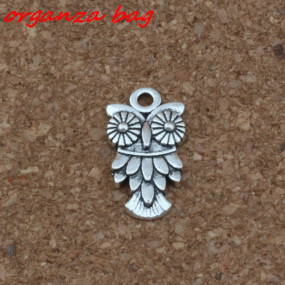 

Alloy Owl Bird Charms Pendants 100Pcs/lot Jewelry DIY Fit Bracelets Necklace Earrings A-234