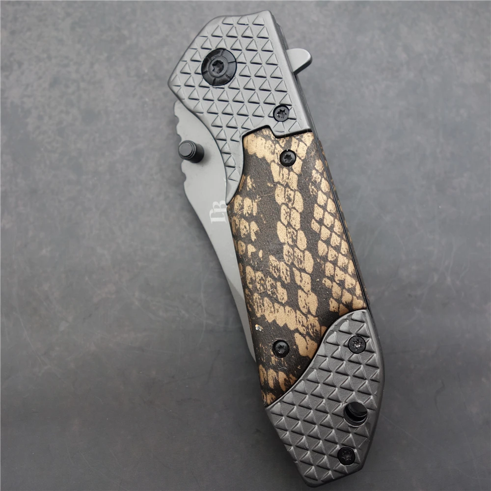 7," X65 Открытый Edc резак Кемпинг Многофункциональный складной нож 57HRC Тактический охотничий нож