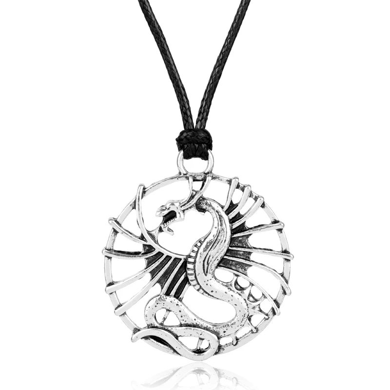 Dongsheng ручной работы подвеска в виде морского дракона ожерелье мощный Amulet Lage