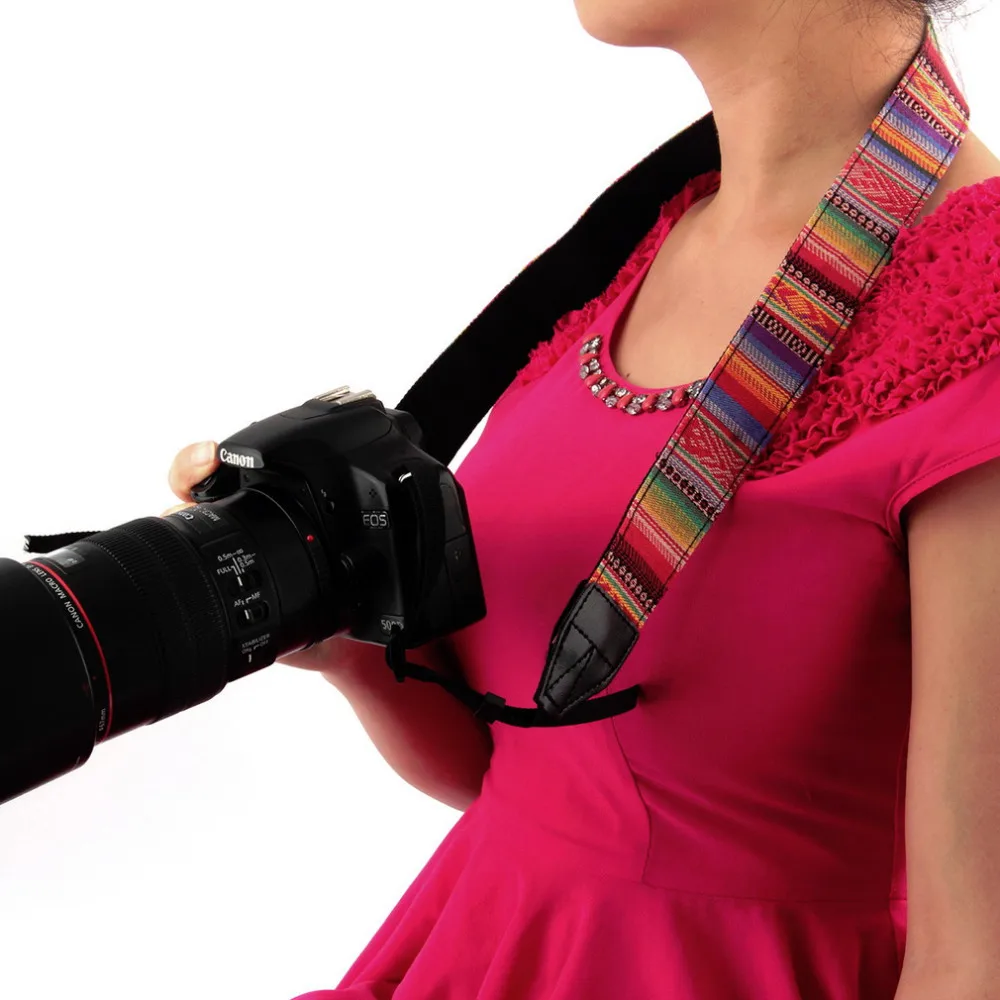 1 шт. старинная камера плечевой ремень для Nikon для Canon для sony для Panasonic SLR DSLR бренд