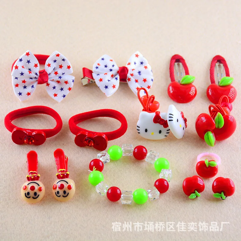 Hello kitty Аксессуары для волос El Cabello аксессуары для женщин резинка на голову Детские аксессуары для волос заколка