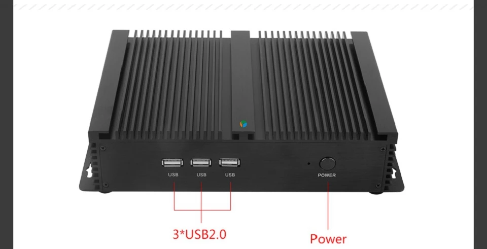 Причастником I3 Мини компьютер безвентиляторный мини ПК Windows 10 Core C1037U или C1007U 2* COM промышленный ПК Прочный ПК
