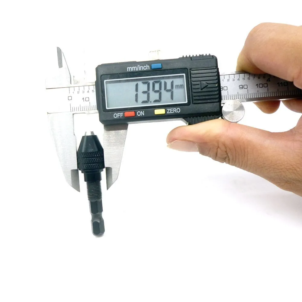 2 шт. Горячая мини Оснастка В шестигранный хвостовик без ключа патрон для электрической дрели 0,3-3,2 мм драйвер мощность отвертка преобразования патрон-преобразователь