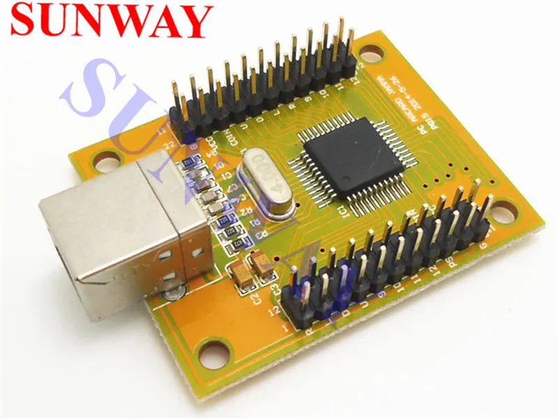 ПК Аркада USB к JAMMA контроллер интерфейс 2 джойстика и 27 кнопок игрока MAME мультикад