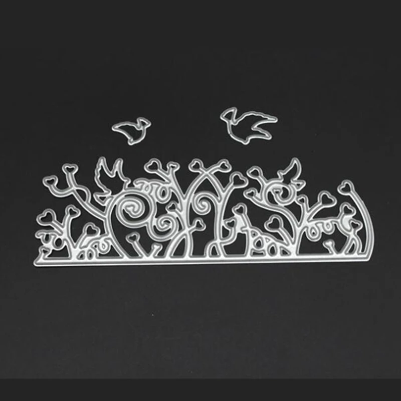 YLCD355 птица цветок металла резки штампы для трафареты скрапбукинга карточки