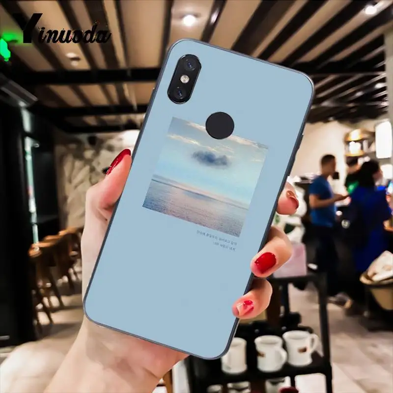 Yinuoda сладкий небо розовый великое искусство узор печати эстетическое PhoneCase для XiaomiMi6 Mix2 Mix2S Note3 8 lite Redmi5 note5 Note4 4X