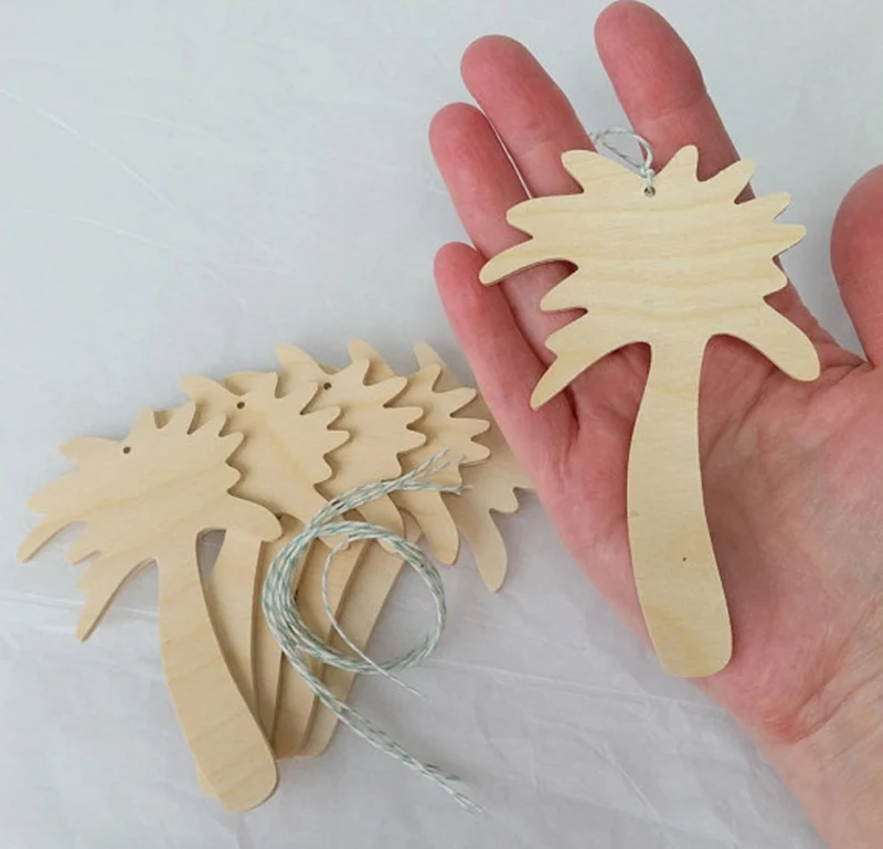 Деревянный пальмовое дерево орнамент сделай сам вечерние незавершенной