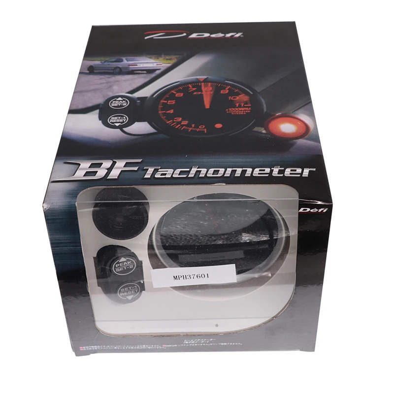 80 мм Автомобильный цифровой тахометр Df Rpm Gauge автомобильный шаговый двигатель BF такометр синий белый светодиодный светильник переключения Авто Датчик