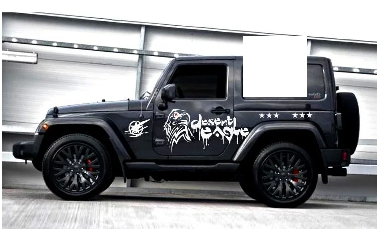 Левая сторона автомобиля Наклейка s настраиваемый пустынный Орел наклейка на